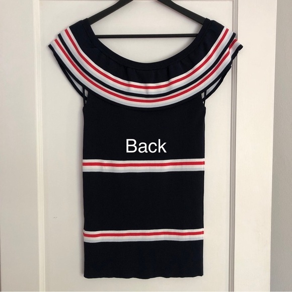 VERO MODA knit Summer sweater, Grace Ruffle, off the shoulder. Classic Elegant L - Picture 4 of 11